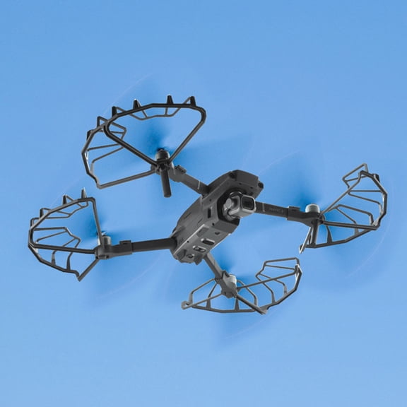 FOMIYES 4Pcs Grey Drone Blades Guards with Integrated Landing Gear for Flight Safety
