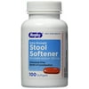Rugby Extra Strength Stool Softener Softgels, 250 mg, 100 Count