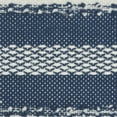 thumbnail image 5 of Mina Victory 18x18" Square Fabric Woven Stripes & Dots Throw Pillow in Navy, 5 of 5