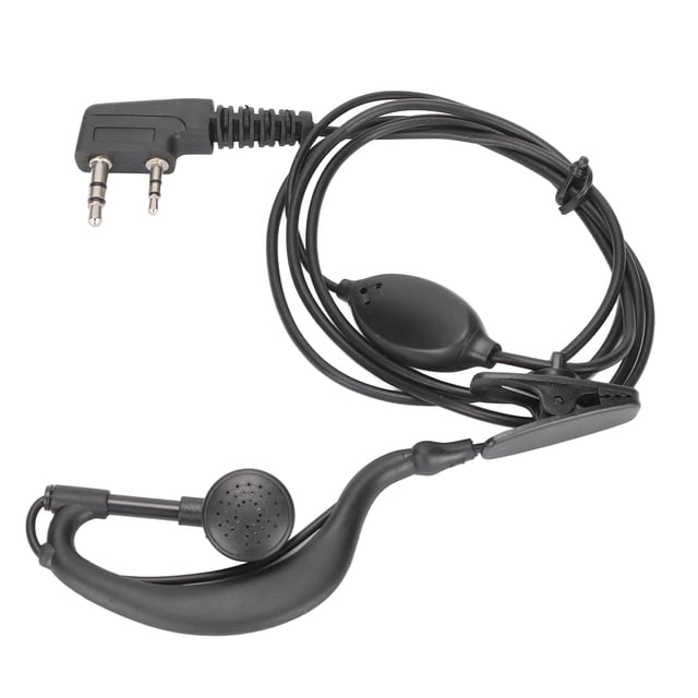 Auriculares De Radio De 2 Vías, Auriculares Walkie Talkie De Alta Resistencia, Cómodos Y Ligeros Con Clip Para BF-888S Para Interfaz Baofeng TK