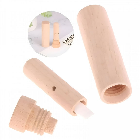 RAGUPEL 1pc Essential Oil Wood Diffuser Inhaler With Wicks Nebulizer Packing Oils Aromatherapy Nasal Inhaler