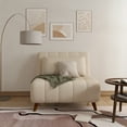 thumbnail image 2 of A&D Home Springfield Polyester Convertible Futon Chair, Beige, 2 of 11