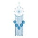 thumbnail image 2 of Colgante de pared de macramé bohemio con borlas trenzadas Azul, 2 of 9