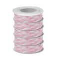thumbnail image 2 of 5 Rolls Christmas Ribbon 1.5 inch Wide Decorative Ribbon for Gift Wrapping and Holiday Decorations Pink Stars and Waves, 2 of 7