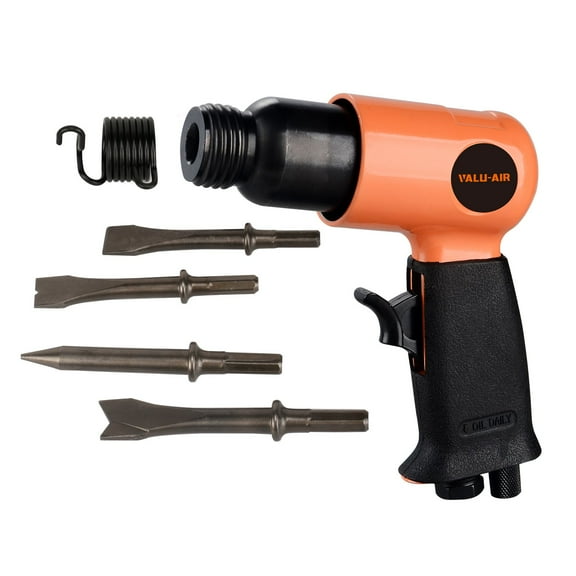 Valu-Air 7621 Air Hammer with 4 Chisels