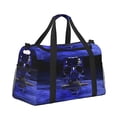 thumbnail image 2 of Balery Steel Skull Bolsa de Gimnasio para Mujeres, Bolsa de Viaje con Bolsillo Húmedo, Bolsa de Fin de Semana para Mujeres, Bolsa de Viaje Resistente al Agua, 2 of 7