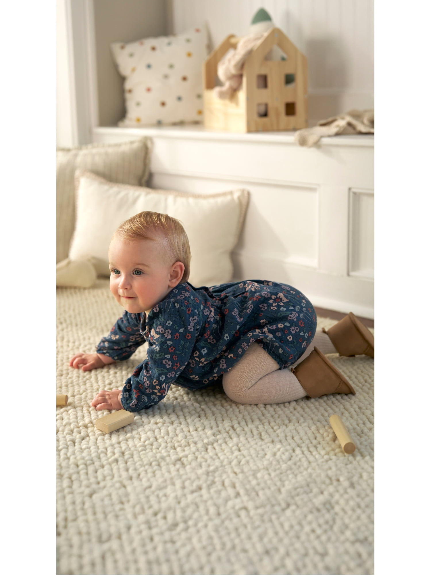 Carter's Child of Mine Baby Girl Bubble Romper Set, 2-Piece, Sizes 0/3-24 Months