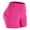 Hot Pink, variant on Aboser Womens Tummy Control Biker Shorts Plus Size High Waist 3'' Shorts Butt Lifting Seamless Yoga Volleyball Shorts Gym Athletic Shorts with Pockets