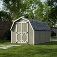 thumbnail image 2 of Little Cottage Co. 8x12 Classic Gambrel Barn with 4 ft. Sidewalls, Outdoor Wood Storage Shed Do-It-Yourself Precut Kit, 2 of 13