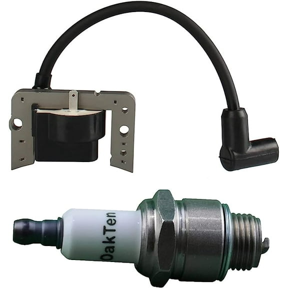 OakTen Ignition Coil Spark Plug Pack compatible with 34443, 34443A, 34443B, 34443C, 34443D for Tecumseh Engine