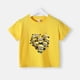 thumbnail image 3 of Camiseta de verano 100 % algodón para adolescentes, camiseta de algodón con cuello redondo y estampado sencillo de Minions de dibujos animados para niños y niñas, ropa de manga corta para niños, 3 of 5