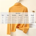 thumbnail image 3 of Czstvyn Women's Sweater Long Sleeve Warm Solid Mock Neck Regular Pullover Brushed Knit Stockinette Insulated, 3 of 5