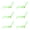 Green, variant on 6Pcs Copper Bead Head Fly Fishing Set With Enhances Durability Fly Fishing Baits For Outdoor Activity