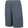 thumbnail image 2 of Augusta Sportswear Mens Training Short with Pockets, Graphite, Medium, 2 of 2
