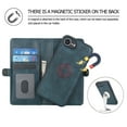 thumbnail image 6 of for iPhone 16e PU Leather 2 in 1 Case, Detachable Magnetic Wallet Case with Card Holder, Removable Flip Folio Cover with Stand Shockproof Protective Phone Cover, Compatible with MagSafe, Navyblue, 6 of 8