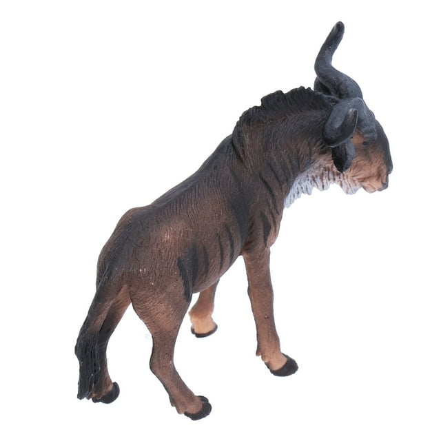 Estatuilla de ñu juguetes de animales realistas de aprendizaje de animales decorativos para la colección de regalos de cumpleaños ANGGREK Otros