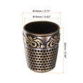 thumbnail image 2 of Dedal de costura Uxcell de cobre, protector de dedo, paquete de 8, 2 of 5