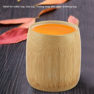 1pc 100% Pure Natural Bamboo Cups, Bamboo Cup Coffee, Bamboo Wine Cup Bamboo  Tea Cup