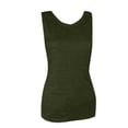 thumbnail image 5 of XIAONU Blouses For Womens Deep V Back Slim Fit Elastic Vest Trendy Ladies Solid Color Backless Beach Vacation Top, 5 of 6