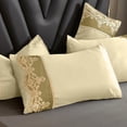 thumbnail image 7 of Viflosae 18x18 Pillow Covers Pillow Covers Solid Color Luxurius Pillowcase Set 2-Piece Lace Cutis-Friendly Skidproof Pillowcases European Embroidered Pillow Covers, 7 of 7