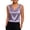 Purple #051, variant on Womens Satin Tank Top Pleated Sleeveless Blouse Dressy Casual Crewneck Silk Shirts Business Summer Trendy Clothes 2XL
