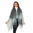 thumbnail image 3 of FORMRS Womens Scarf Winter Soft Long Big Warm Shawls Wrap Tassel Scarves, Moon and House, 3 of 9