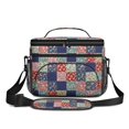 thumbnail image 2 of Lunch Box Pioneer Flower Floral Print Pattern Insulated Lunch Bag for Women Men,Medium Leakproof Lunchbox Cooler Bag Adjustable Strap,10 X 6.7 X 8 Inches, 2 of 6