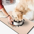 thumbnail image 2 of Horror Pumpkin Ghost Pet Food Mat Happy Halloween Absobing Durable 17x30 Inch Pet Food Mat Dog Feeding Mat EcoFriendly Durable Pet Placemat, 2 of 7