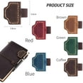 thumbnail image 2 of Lynsie Charm Bookmark Pen Holder, Lynsie Charm Magnetic Bookmark, Magnetic Leather Pen HolderBookmark (Wine Red, 1), 2 of 5