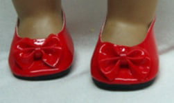 red baby doll shoes