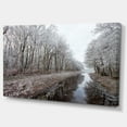 thumbnail image 2 of Arbres dans un Paysage d'Hiver Blanc - Impression sur Toile, 2 of 4