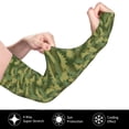 thumbnail image 3 of Sun Protection Arm Sleeves for Men Women, Elk moose armygreen Camouflage Sleeves to Cover Arms with Thumb Hole Cooling Sleeve, 3 of 6