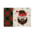 thumbnail image 2 of BAOPAI Christmas Printed Table Mats Designs Home Decor Enduring Placemats Waterproof Non-Slip for Festive Kitchen Dining Party Decoration, 2 of 6