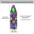 thumbnail image 5 of HELLHERO Colorful Pineapple Pattern Design Ironing Board Cover for Friends Elastic Edge Easy Fit Protector Mother's Day, 5 of 5