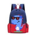 thumbnail image 3 of Weebloom School Backpack For Kids Boys Girls Dinosaur Toddlers Preschoolers Cute Cartoon Animal Lightweight Travel Daypack Bookbag Preschool Elementary Red, 3 of 9