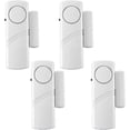 thumbnail image 1 of Paquete de 4 alarmas para puerta y ventana, alarma con sensor de puerta para seguridad de niños, sistema de alarma para seguridad en el hogar sin baterías para piscina, 1 of 5