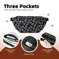 thumbnail image 4 of Naloa Sunflowers Print Running Belts for Men Women,Running Fanny Pack with 2-Zipper Pockets,Waterproof Waist Pack for Travel Hiking Running Outdoor Sports, 4 of 8