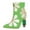 Green, variant on Women Fashion Pointed Closed Toe Side Zipper Ankle Boots Crystal Chunky High Heel Booties with Daisy Flower Wedding Casual Dress Shoes Size 10 Green