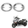 thumbnail image 4 of Cubiertas decorativas para el anillo del cárter de la motocicleta para TMAX 530 -MAX 560 2017-2020, protección contra caídas, color plateado, 4 of 5