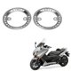 thumbnail image 4 of Cubiertas decorativas para el anillo del cárter de la motocicleta para TMAX 530 -MAX 560 2017-2020, protección contra caídas, color plateado, 4 of 5