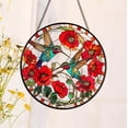 thumbnail image 4 of Hummingbird Couple Glass Suncatcher, Hummingbird Window Hangings, Hummingbird Lover Gift, Grandma Christmas Gift, Christmas Decoration 1811778616 8798, 4 of 4