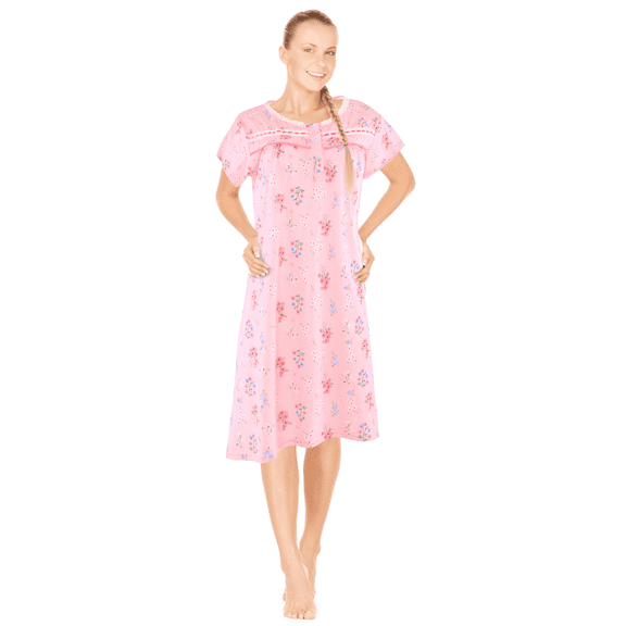JEFFRICO Womens Nightgowns Sleepwear Soft Pajama Dress Nightshirts
