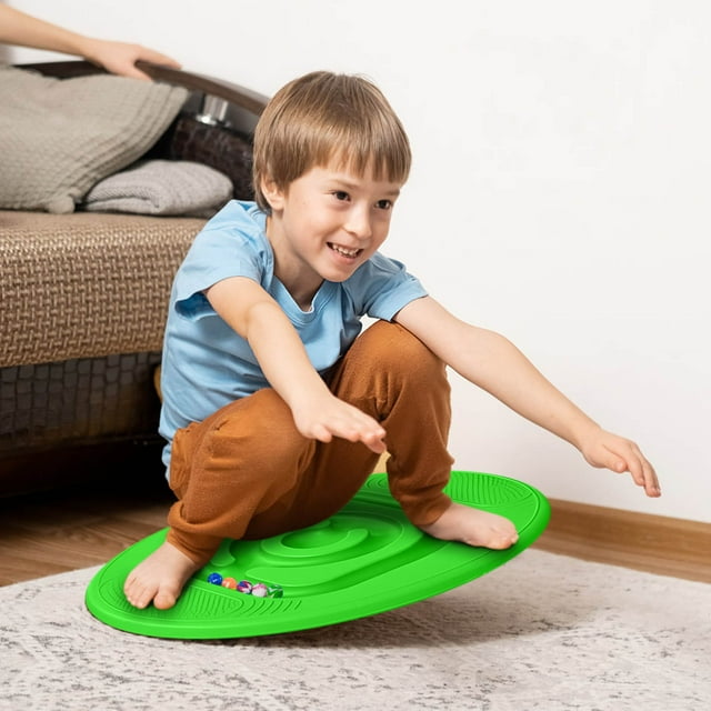 Children's Balance Board Training Equipment, Snail Seesaw for Kindergarten Early Education and Equilibrium Exercise, 46x36x8cm Size, Perfect for Physical Development and Play