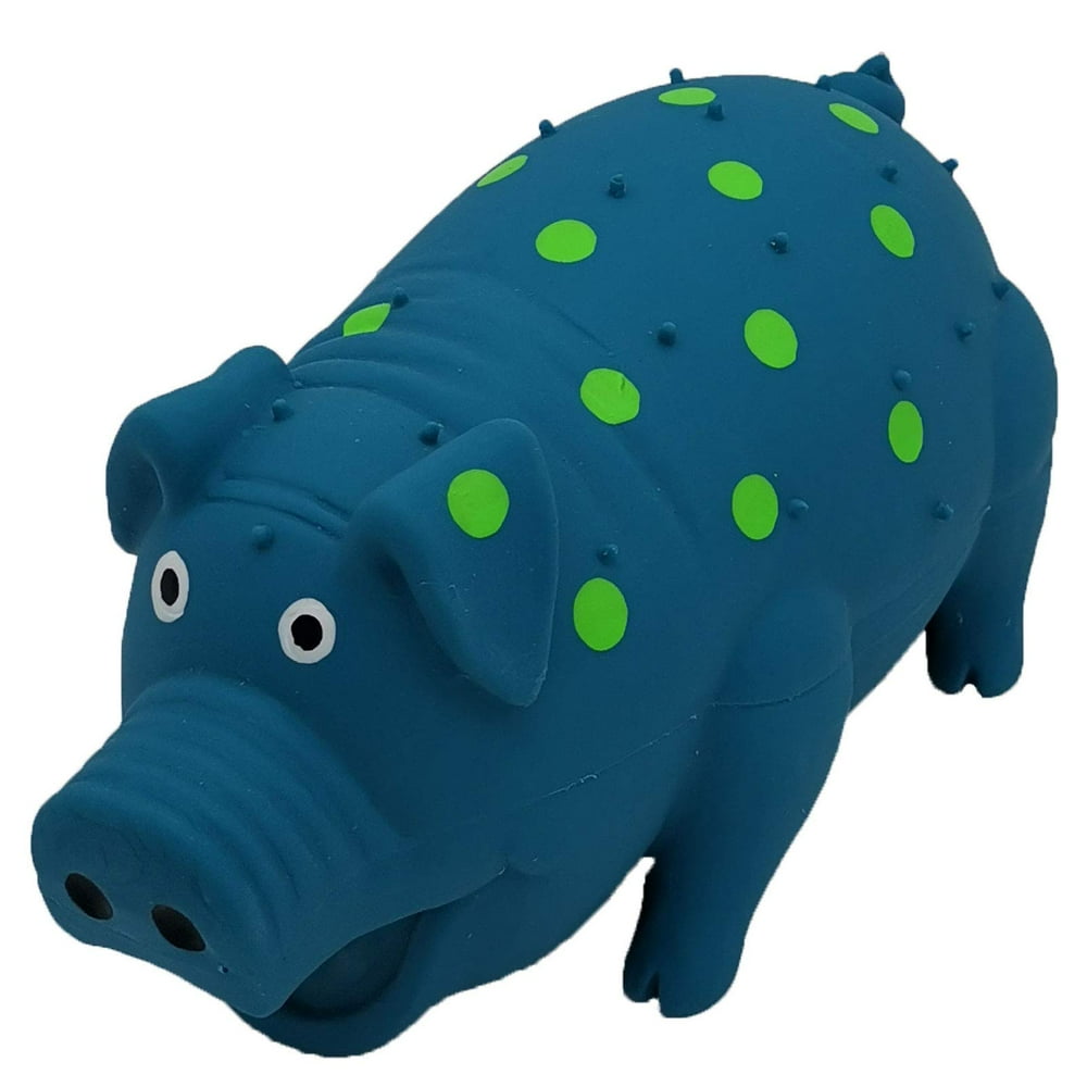 Squeaky Pig Dog Toys, Grunting Pig Dog Toy That Oinks Grunts for Small Medium Large Dogs