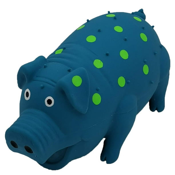 Squeaky Pig Dog Toys, Grunting Pig Dog Toy That Oinks Grunts for Small