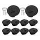 thumbnail image 2 of BRIGHTFUFU 10 Uds tapón de hucha tapón de hucha con llave enchufe de caja de ahorro de plástico tapón de hucha redondo cubre enchufe de caja de ahorro de dinero para hucha, 2 of 8