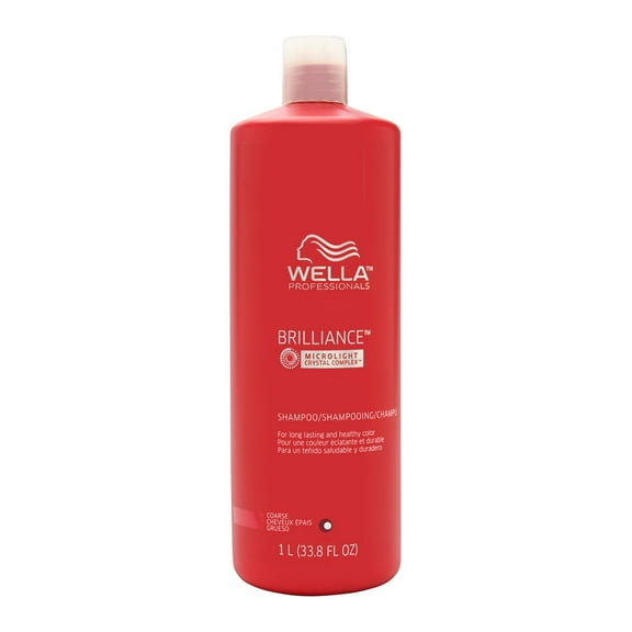 Wella Brilliance Shampoo for Coarse Hair33.8 oz (1 Liter)