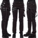 thumbnail image 1 of WILLBEST Pantalones Casuales de Mujer, Pantalones Vaqueros Ajustados de Halloween, Pantalones de Moda Retro Góticos para Mujer XXXXL, 1 of 6