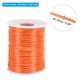 thumbnail image 2 of Uxcell Cordón de satén de nylon de 1.5 mm x 109 yardas, cuerda trenzada para cuentas, naranja, 2 of 6