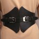 thumbnail image 2 of Fash Wide Belt For Women Pu Stretchy Waist Belt With Doub Cinch Belt Waist(1pcs, 2 of 5